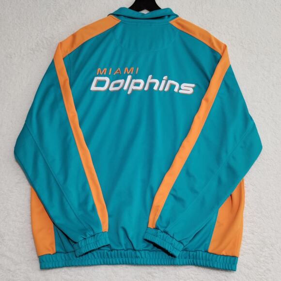 GIII Miami Dolphins NFL‎ Jacket Men's Size XL Full Zip Embroidered Logo - Picture 6 of 16